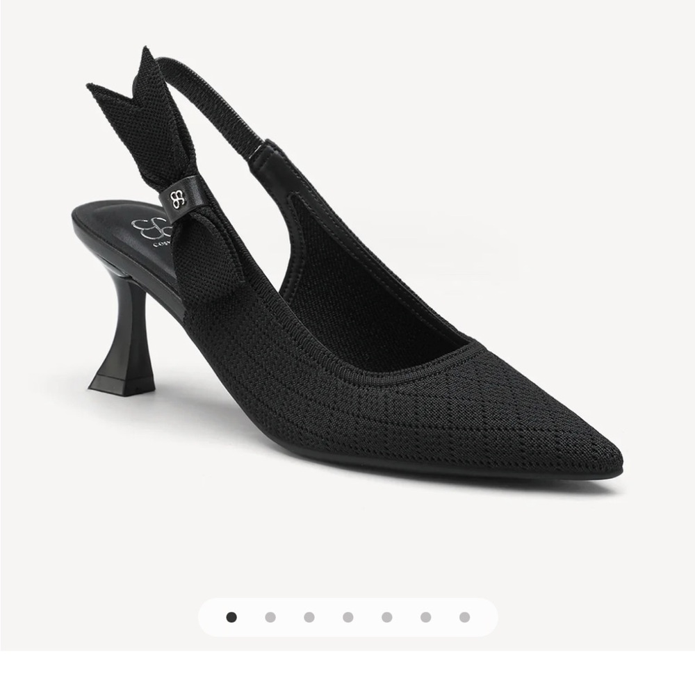 EverLush Bowknot Pointed Toe Heeled Slingback
